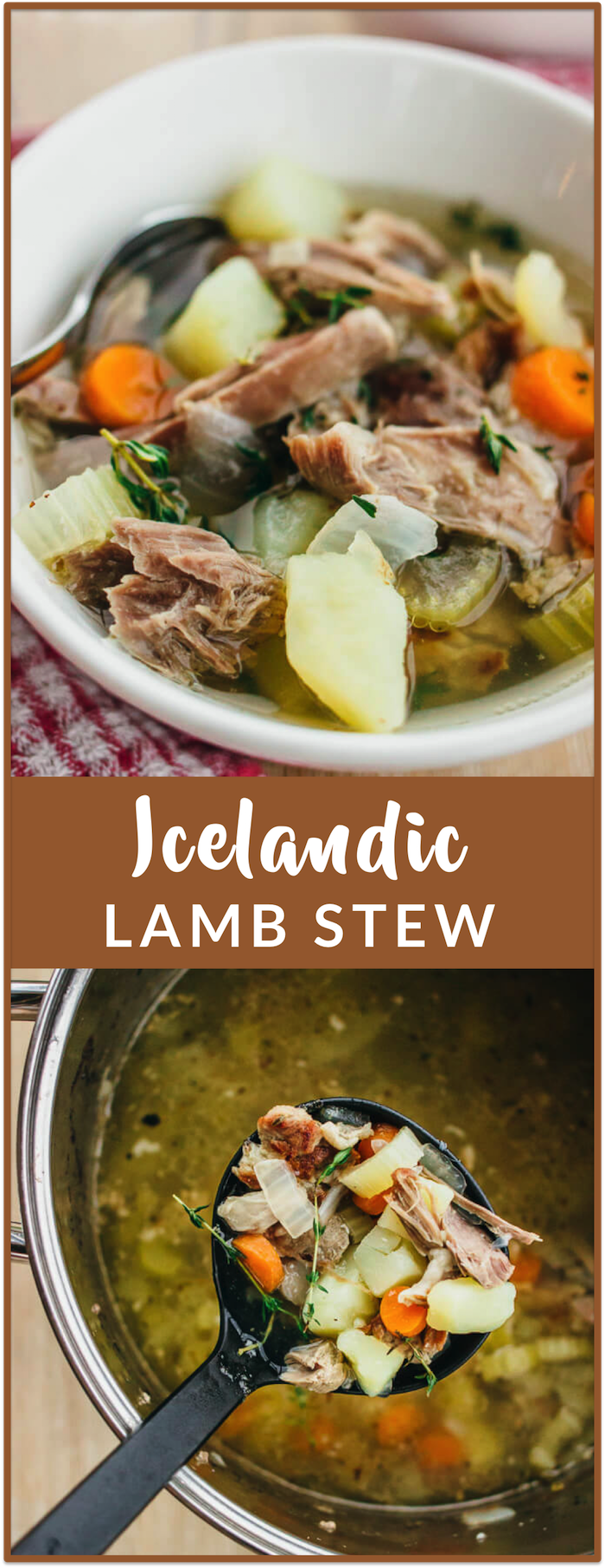 Icelandic lamb stew - Sheep outnumber people in Iceland by a factor of 3, and lamb stew is one of the most popular dishes in Iceland. After tasting several delicious lamb stews during my recent trip there, this recipe is my best recreation of Icelandic lamb stew. It’s very hearty and meaty — the lamb meat is stewed until tender and easily shredded. - savorytooth.com