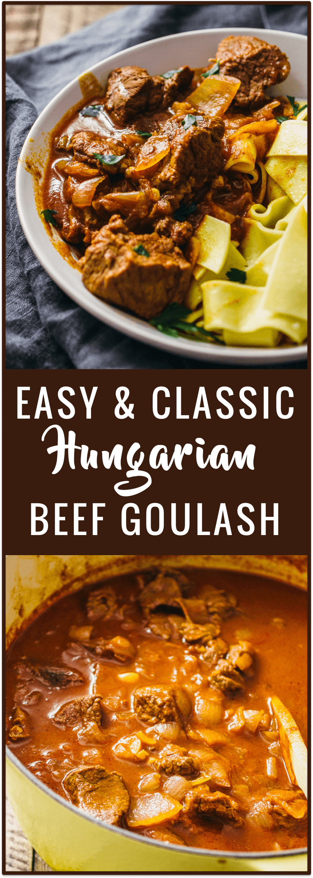 Hungarian beef goulash is a spicy beef stew with onions and plenty of paprika. Here's an easy recipe for this classic dish where everything cooks in a single pot.