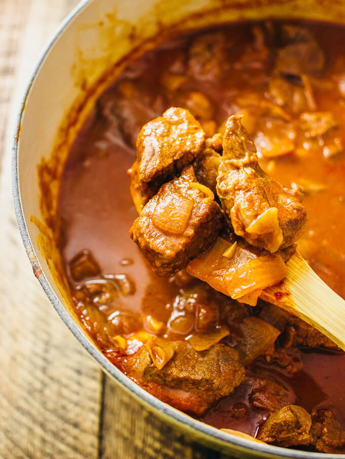 Hungarian beef goulash savory tooth
