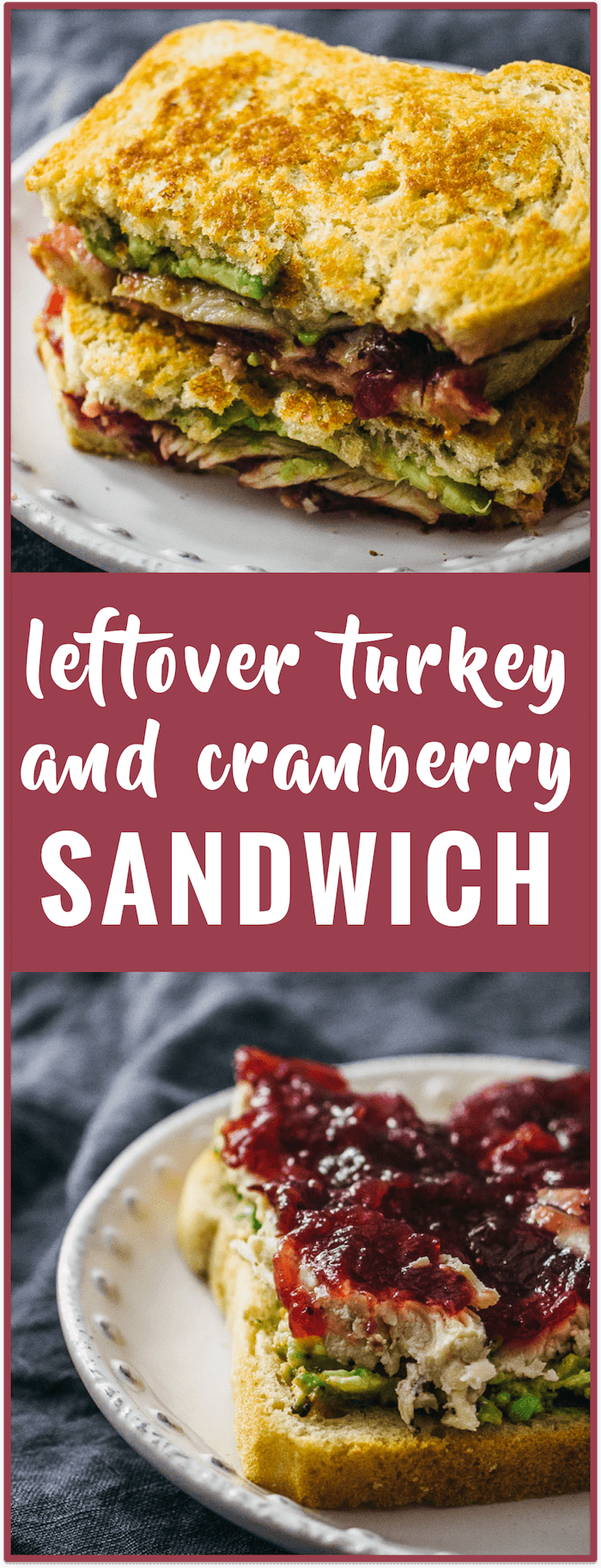 Leftover turkey and cranberry sandwich recipe - Use up your Thanksgiving leftovers with this crispy skillet sandwich loaded with sliced turkey, cranberry sauce, and mashed avocado.