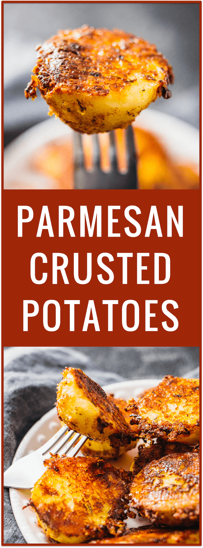 crispy parmesan crusted potatoes | crispy parmesan potatoes | parmesan upside down baked potatoes | parmesan roasted baby potatoes | easy simple appetizer recipe | side dish | party food