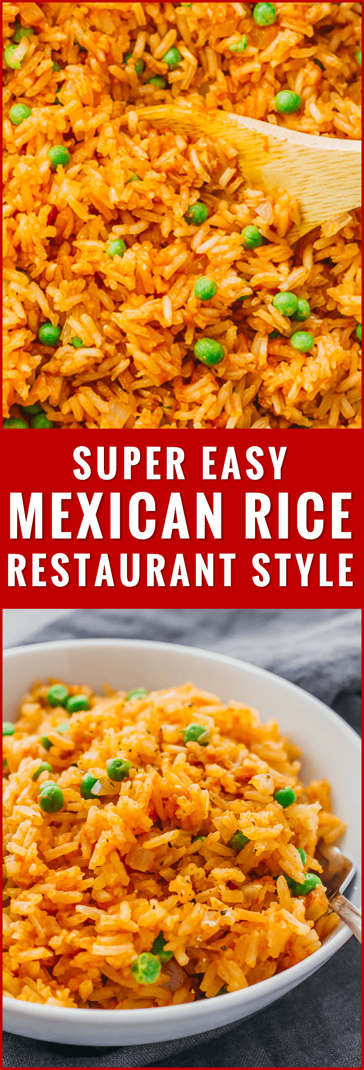 This mildly spicy Mexican rice is easily cooked using a pan on the stove, and has lime, onion, and garlic flavors. recipe, easy, authentic, restaurant style, healthy, quick, homemade, best, how to make mexican rice, for a crowd, vegetarian, with vegetables, peas, bowl, skillet, simple, oven, traditional, seasoning, white rice, tomato paste, bake, dishes, fluffy, skinny, real, spicy, meals, clean, gluten free, burrito, dinner, cilantro, leftover, with veggies, with peas, fast, for two