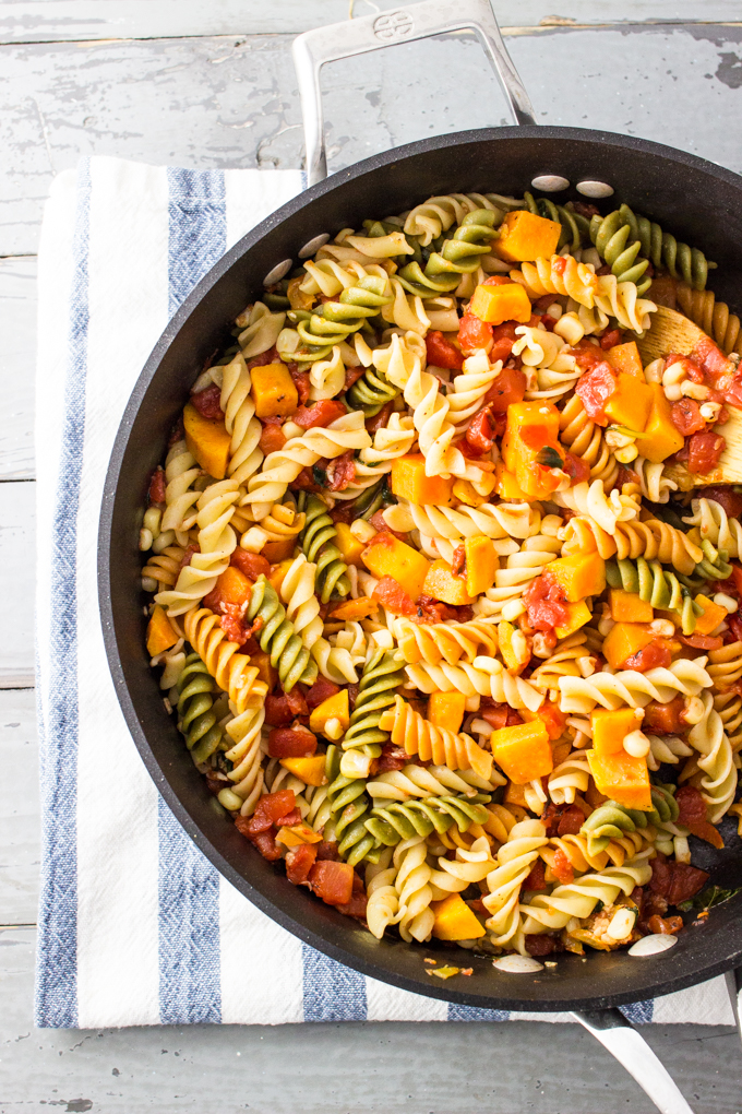 Habanero sweet potato pasta