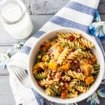 Habanero sweet potato pasta