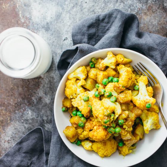 Golden Cauliflower Curry with Potatoes Savory Tooth