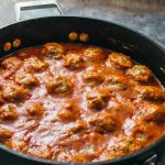 Meatballs in chipotle sauce