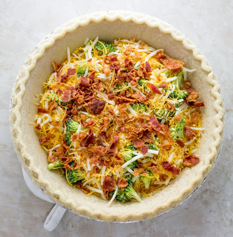 Crazy Good Quiche with Bacon, Broccoli, and Tomato - Savory Tooth