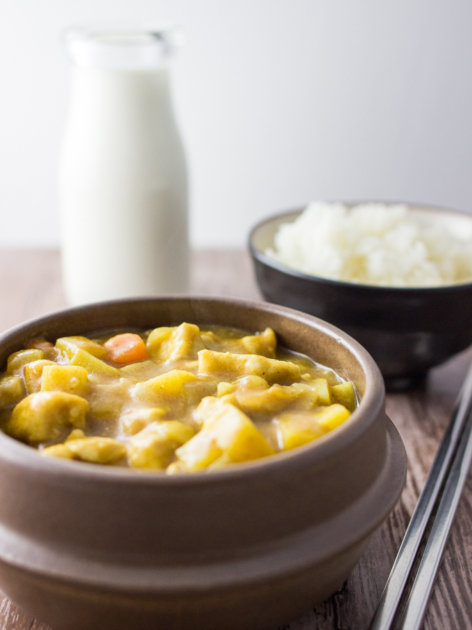 Japanese chicken and potato curry