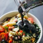 This is a ridiculously good hearty pasta salad that anyone can make. It's simple and easy with only 3 steps and it's a one-pot type of recipe!