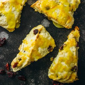 cranberry orange scones