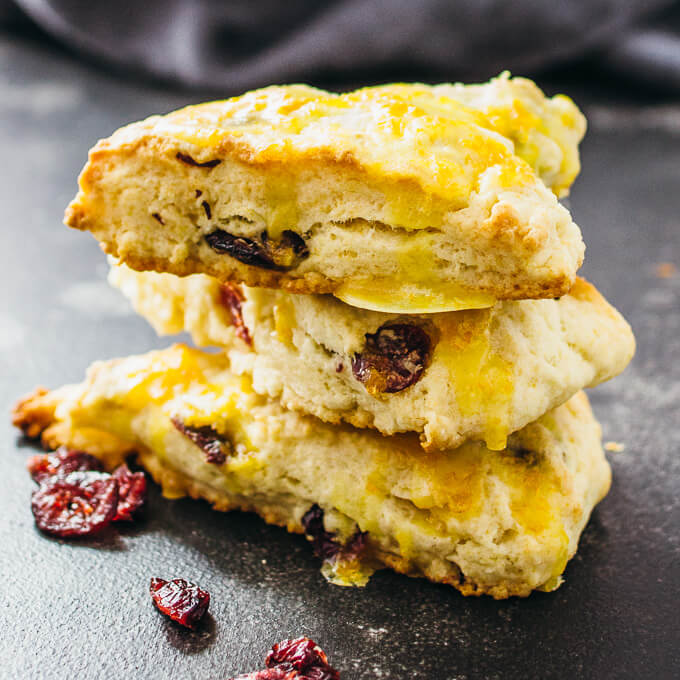 stack of scones