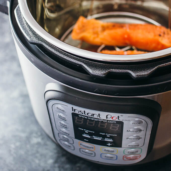 salmon fillets in instant pot trivet