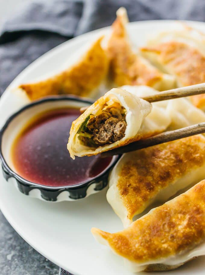 taking a bite out of homemade chinese dumplings