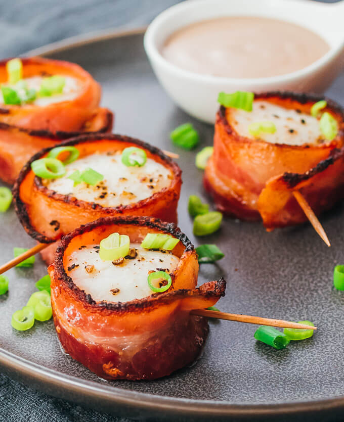 How to make bacon wrapped scallops in the oven or on the grill