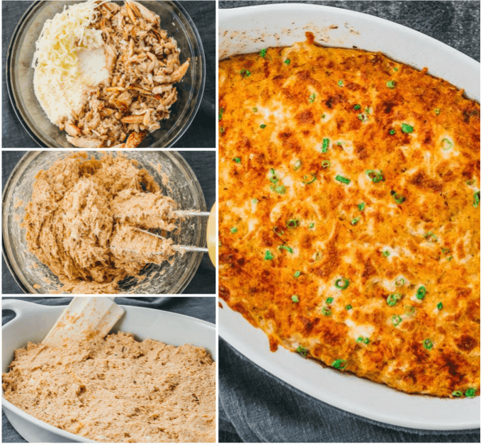 step by step on making crab dip