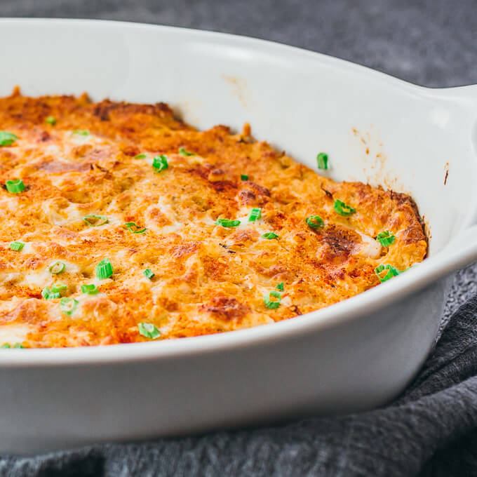 Hot Crab Dip with Cream Cheese - Savory Tooth