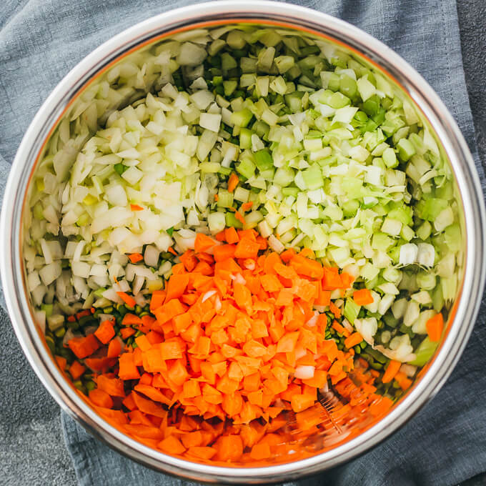 adding vegetables to instant pot