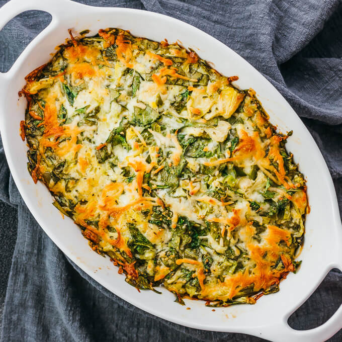 spinach artichoke dip after baking