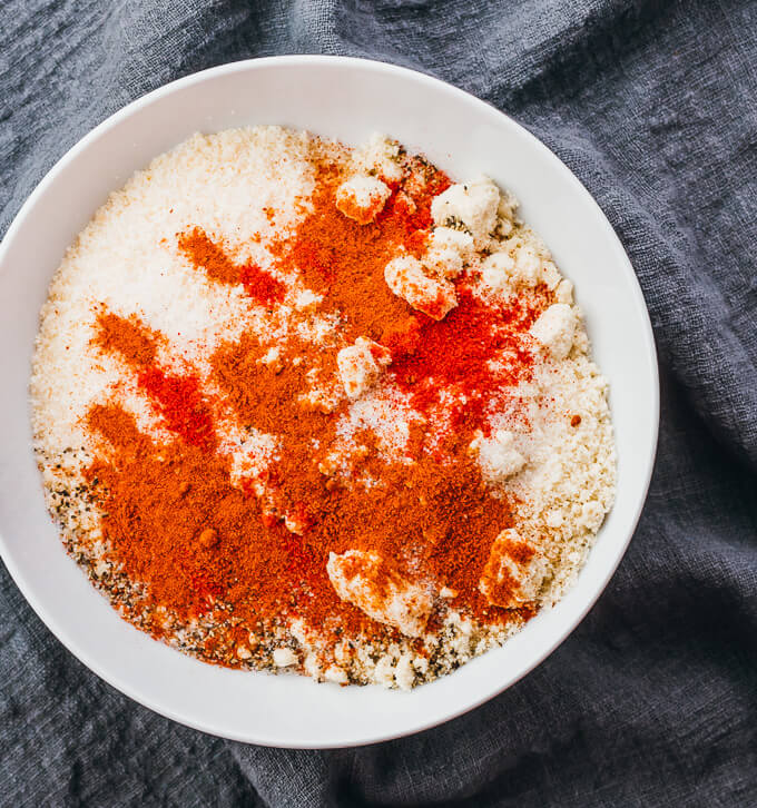 breading ingredients in bowl