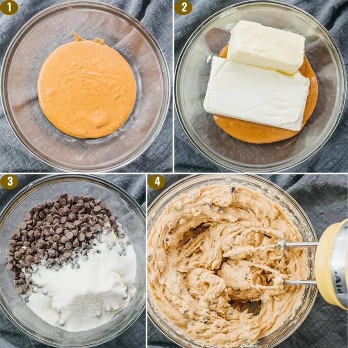 mixing ingredients to make keto fat bombs