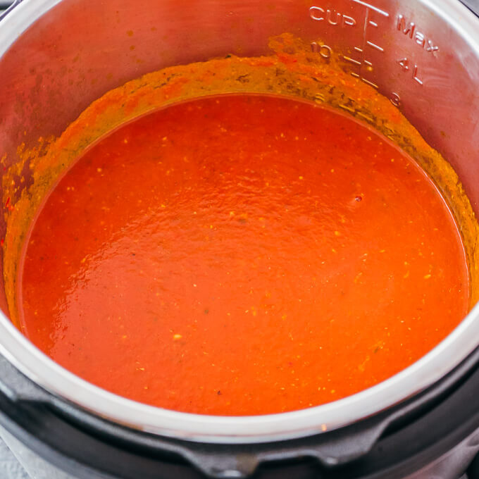 tomato soup in instant pot pressure cooker