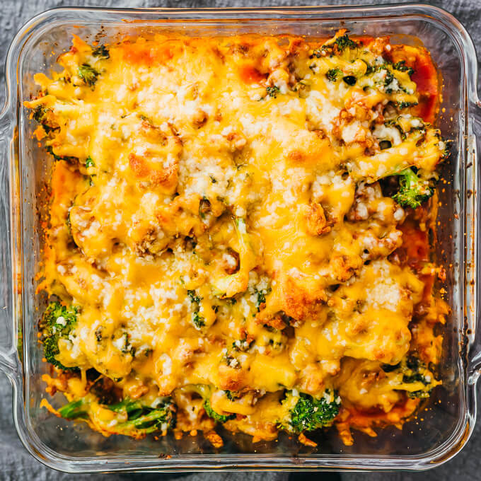 Keto Casserole (Cheeseburger Meets Lasagna) - Savory Tooth