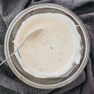 homemade low carb ranch dressing