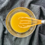 after whisking vinaigrette