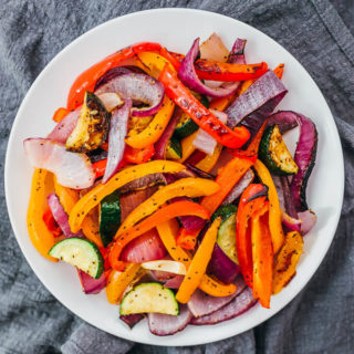 keto roasted vegetables side dish