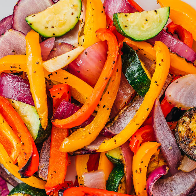 Steam Oven Sheet Pan Dinner: Pork Tenderloin with Courgettes, Peppers and  Green Olive Salsa - Steam & Bake