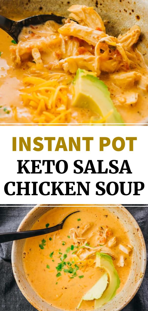 Instant Pot Salsa Chicken Soup Savory Tooth