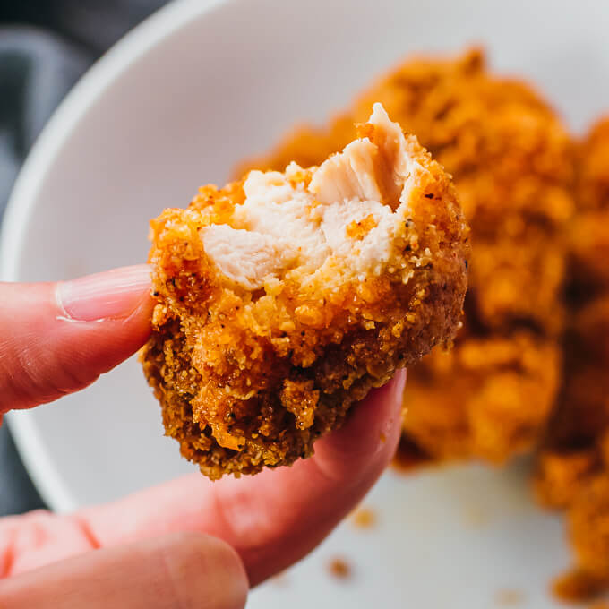 taking a bite out of fried chicken