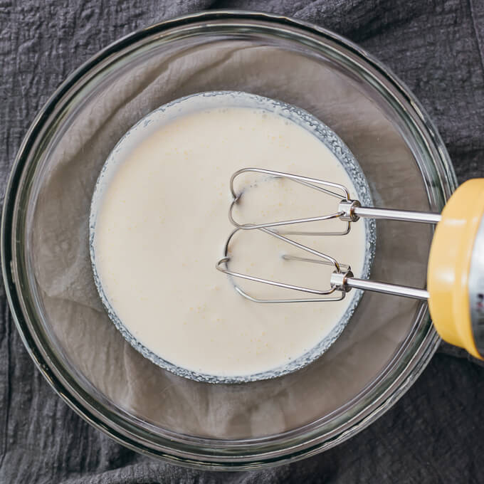 beating heavy whipping cream