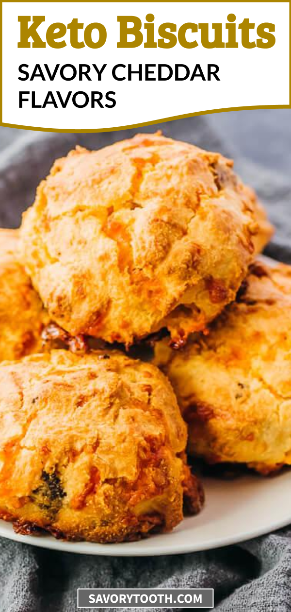 Keto Biscuits (Cheddar + Almond Flour) Savory Tooth