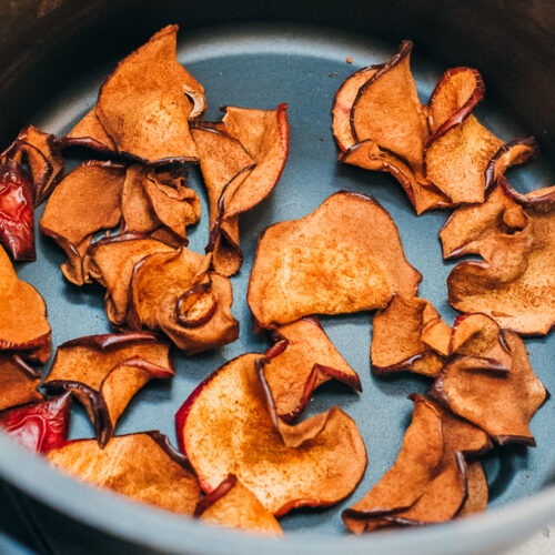 Air Fryer Apple Chips (Cinnamon Flavor) Savory Tooth