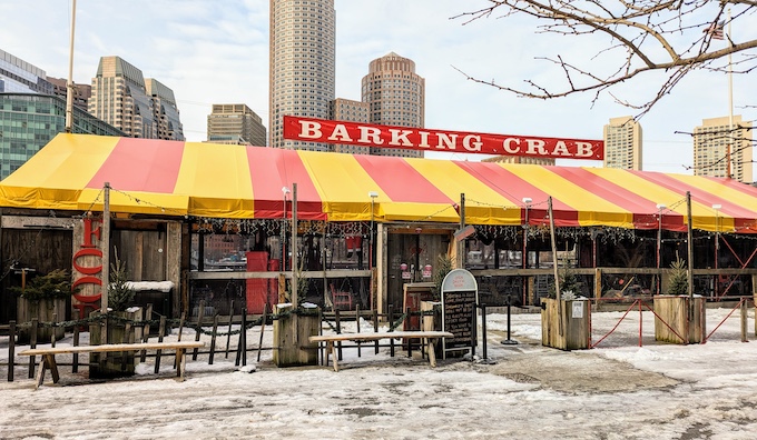 barking crab tent