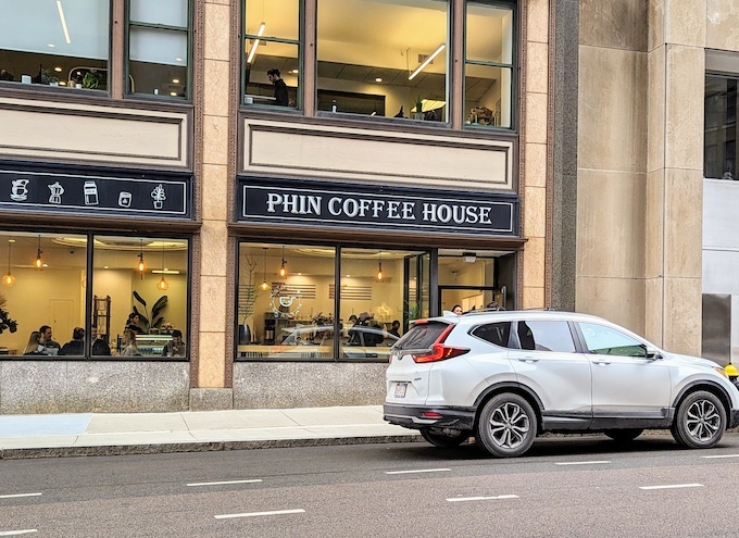 exterior of Phin Coffee House