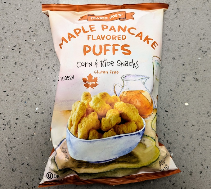 Trader Joes maple pancake flavored puffs