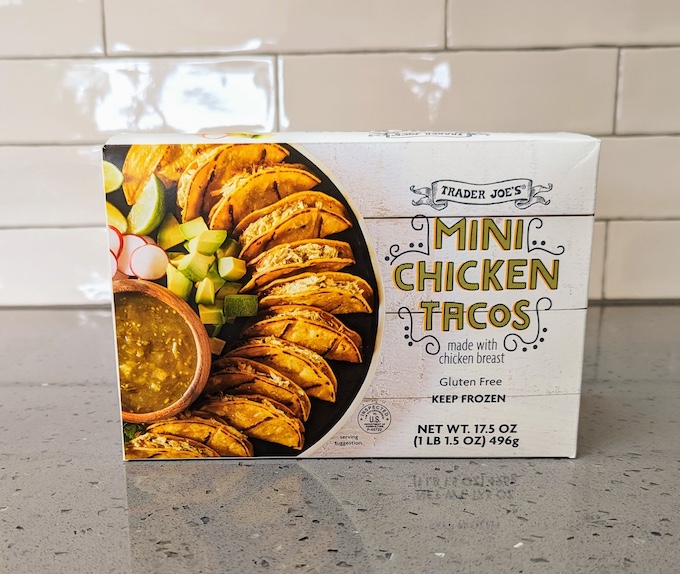 Trader Joes mini chicken tacos