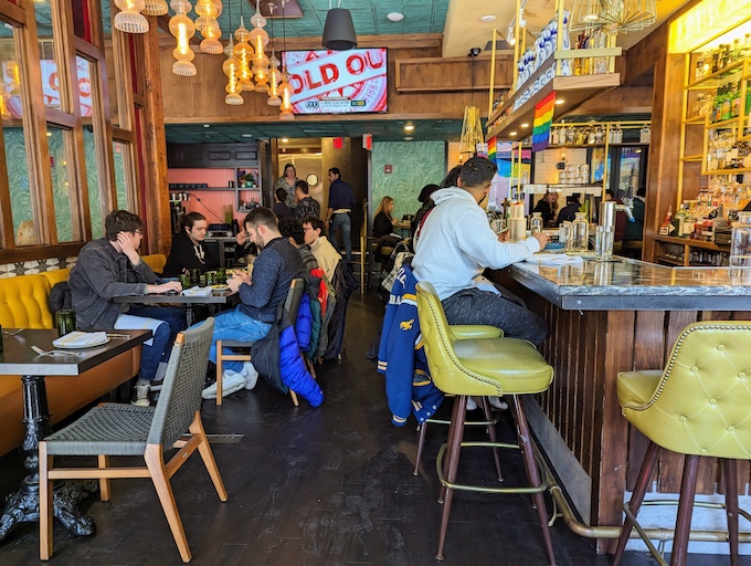 interior of Burro Bar