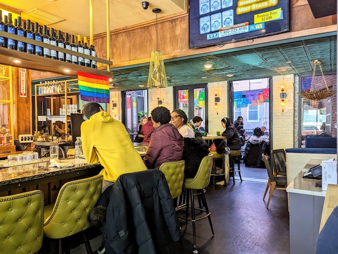 interior of Burro Bar