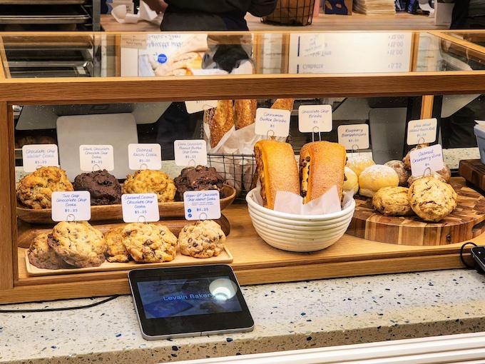 baked goods at Levain Bakery